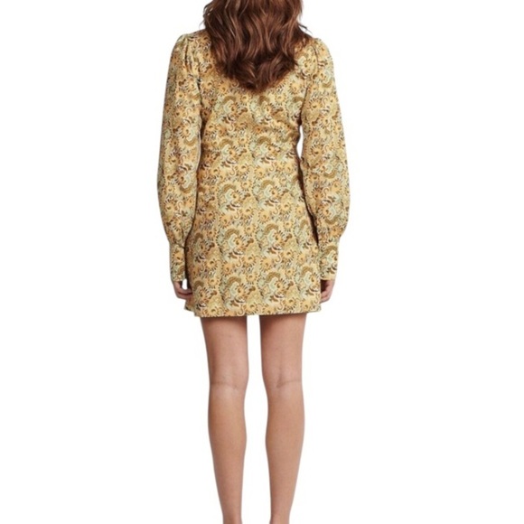 Charlie Holiday Harper Shirt Dress Forest Paisley Medium 6 - Picture 13 of 13